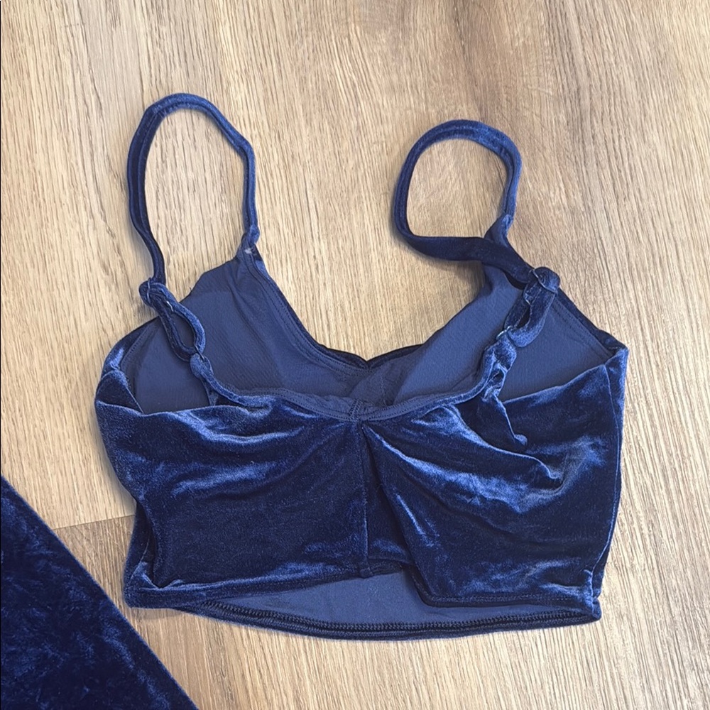 Athleta Velvet Legging & Bra Set - XXS EUC - Picture 4 of 6